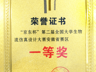 新葡京官网学生在第二届全国大学生物流仿真设计大赛（安徽赛区）中喜获佳绩