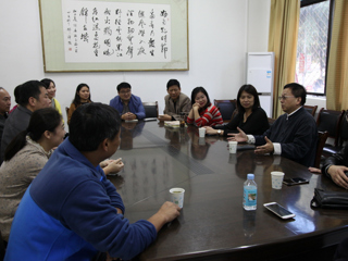 世新大学终身教育学院院长邱志淳教授来新葡京官网交流