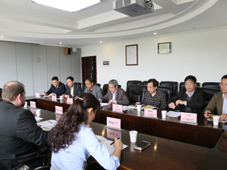 美国阿什兰大学国际招生部副主管特洛伊·米勒一行访问新葡京官网