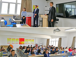 美国帕克大学国际教育高级主管凯文·维克先生一行访问新葡京官网