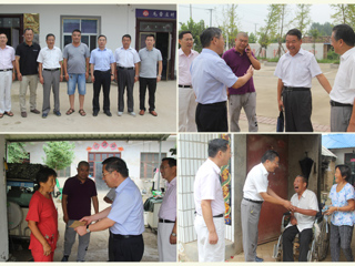 校长陈士夫带队赴砀山县看望慰问新葡京官网驻村扶贫党员干部和困难群众