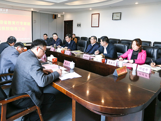 省教育厅专家组到新葡京官网调研指导学科建设工作