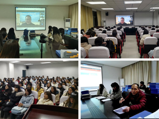 上海外国语大学语料库研究院专职研究员耿强博士应邀到新葡京官网外国语学院作学术报告