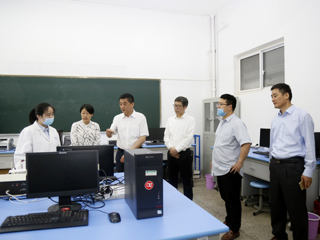 省科技厅党组书记宛晓春一行来新葡京官网调研指导工作