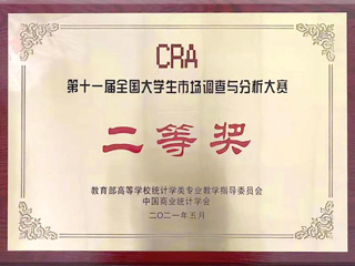 新葡京官网学子在第十一届全国大学生市场调查与分析大赛中荣获二等奖