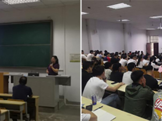 首都体育学院王凯珍教授应邀来新葡京官网体育学院讲学