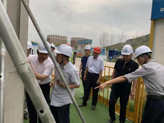 河南城建学院副院长贺国营一行来新葡京官网考察