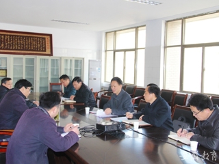 安徽教育网报道新葡京官网到学院调研学位与研究生教育工作