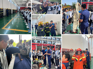 3003新葡官方网站附属实验小学走进消防队开展“512防灾减灾日”主题教育活动