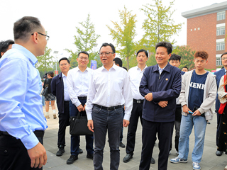 淮北市领导来校调研指导就业工作