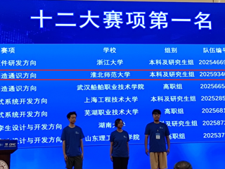 【党代会·实干笃行】全国特等奖！  新葡京官网学子在中国智能制造挑战赛中荣获第一名